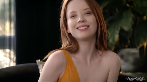 Lottie Magne - Redhead Teases With Her All...