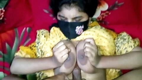 Desi Wife Big Boobs Fuck - Alvi Khan Cums on...
