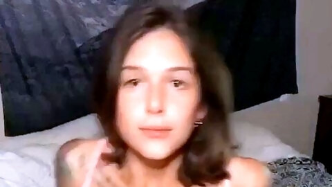 SMALL TIT BRUNETTE TATTOOED TEEN GIRLFRIEND...